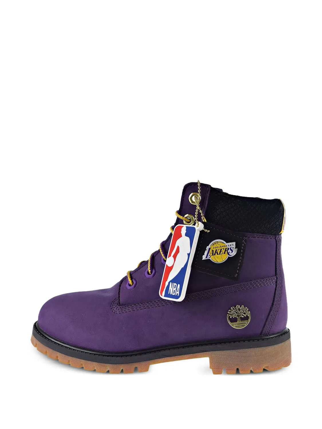 Ботинки замшевые фиолетовые Timberland, фиолетовый