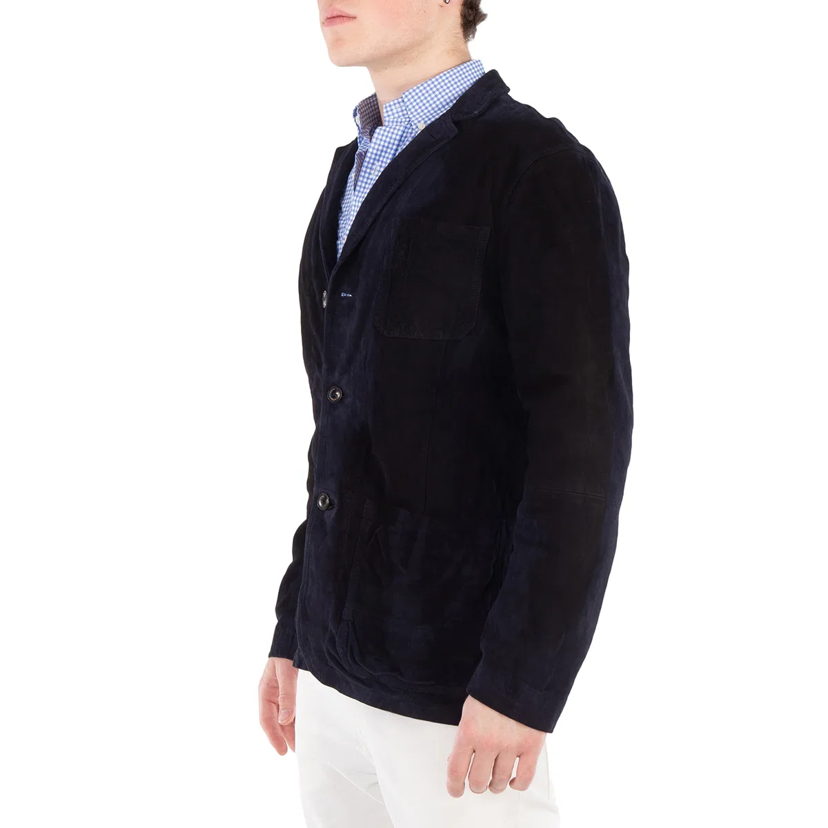 Блейзер из вельвета Polo Soft Tailored Corduroy Blazer Polo Ralph Lauren, Blue — фото 2