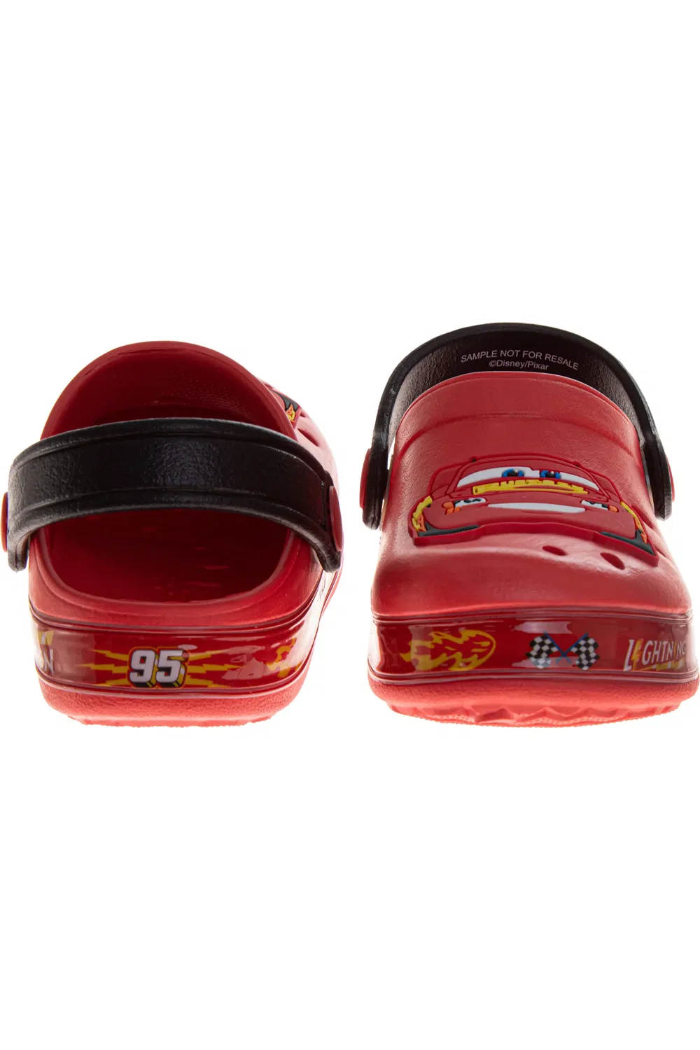 Детские сандалии-клоги с Lightning McQueen Cars Disney, красный — фото 3