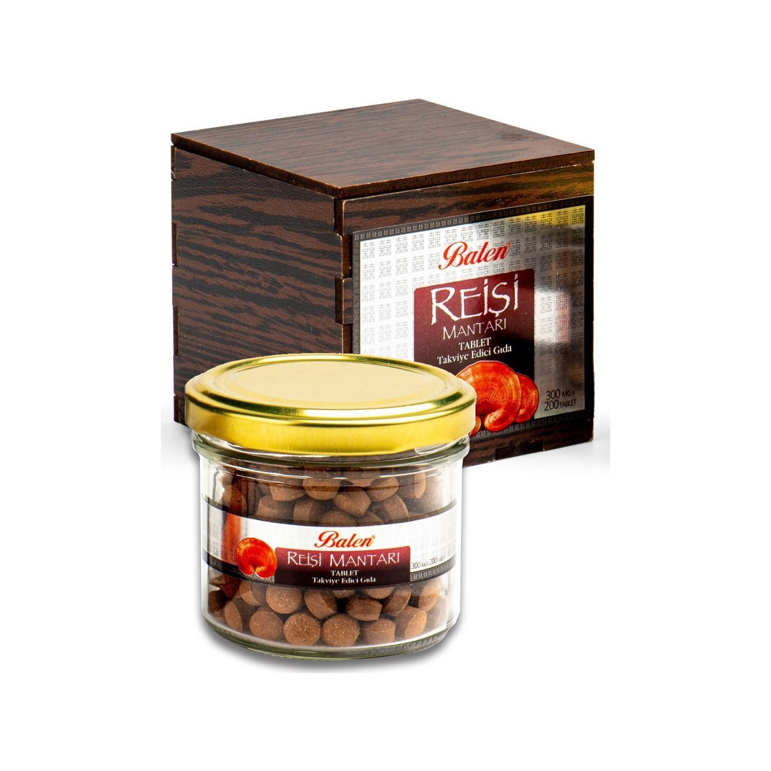 

Добавка Balen Reishi Mushroom 300 мг, 200 штук