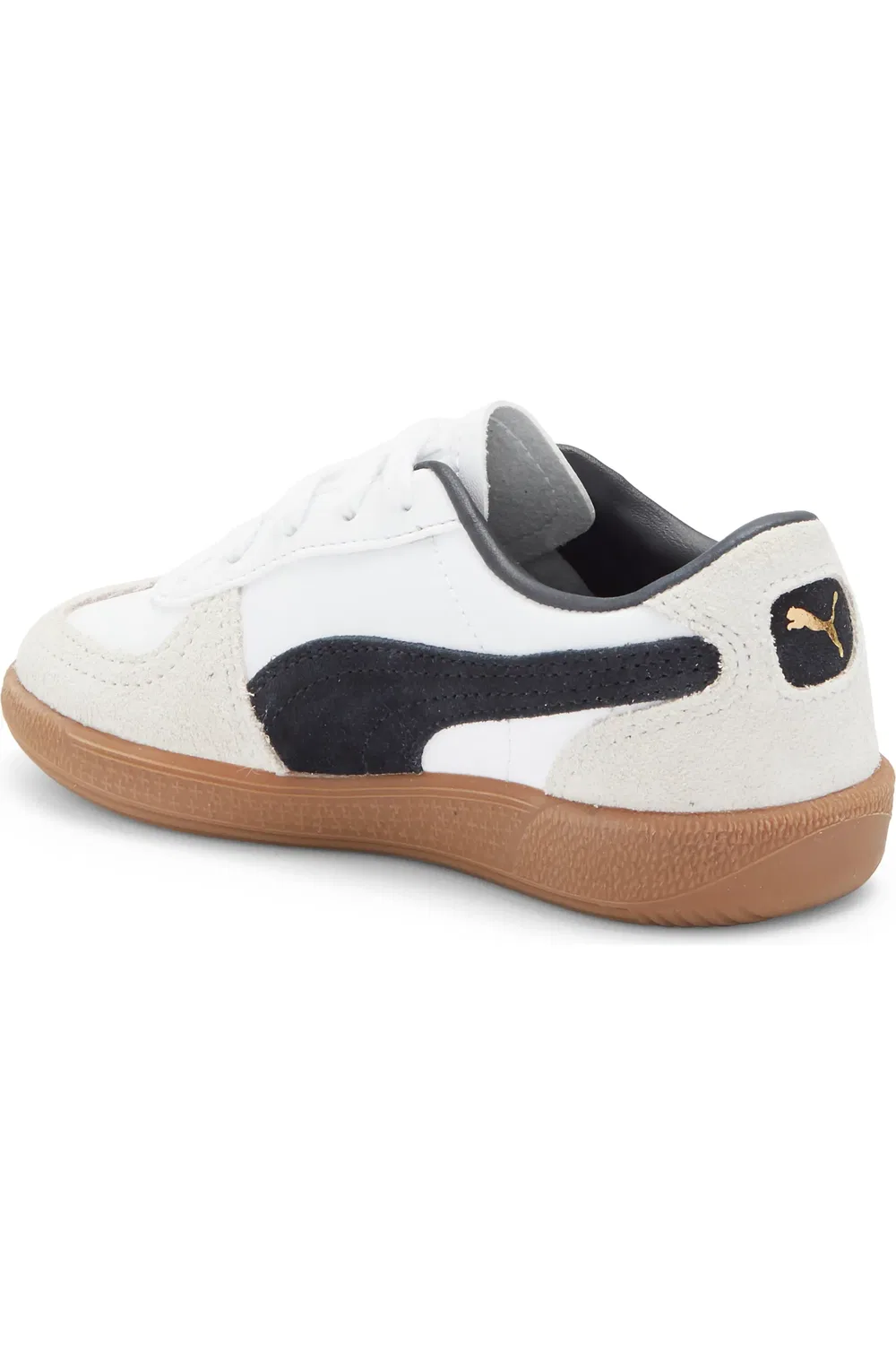 Детские кроссовки футбольного стиля Palermo PUMA, Puma White-Dark Indigo — фото 2