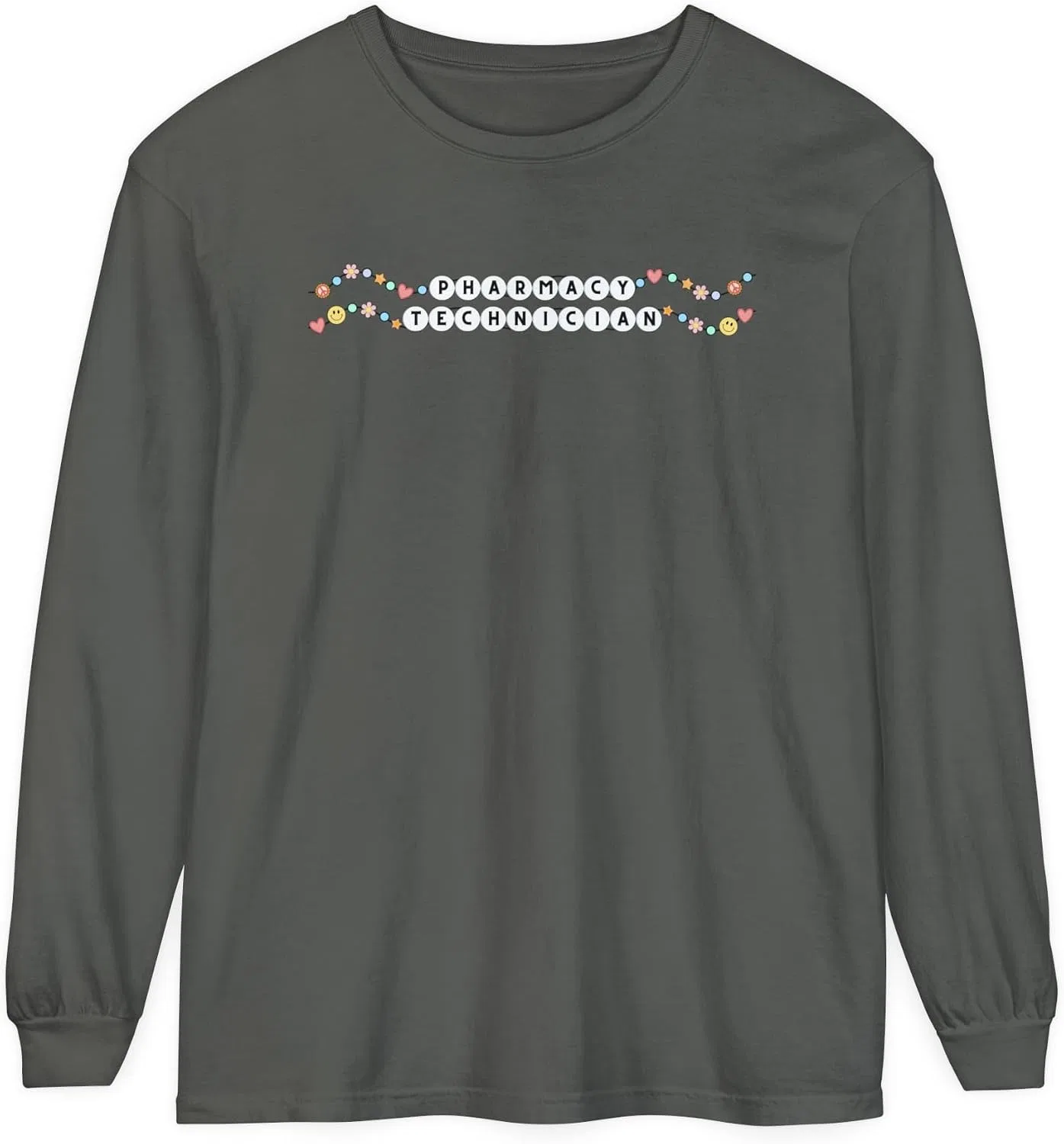 Женская футболка с длинным рукавом Comfort Colors, Pepper