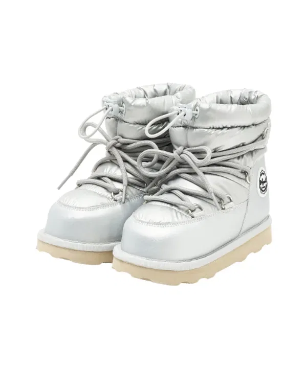 Утепленные сапоги Enfant padded boots, silver, Marithé Kids