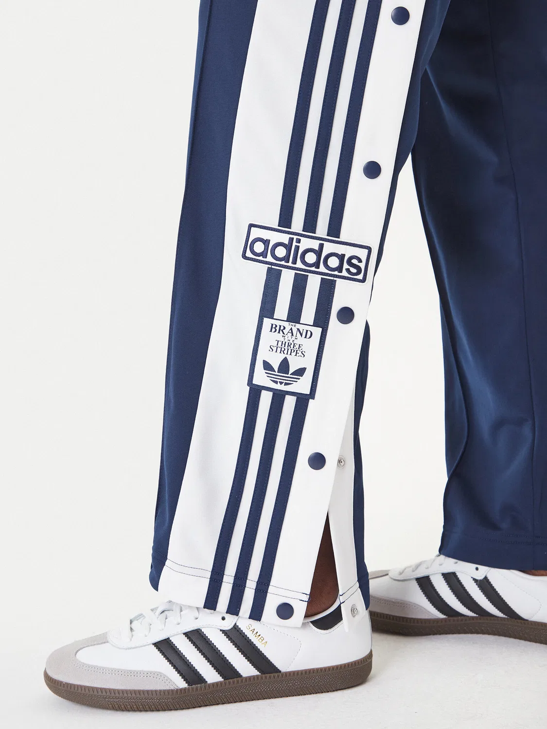 Женские спортивные брюки свободного кроя Adibreak Adidas, темно-синий — фото 4