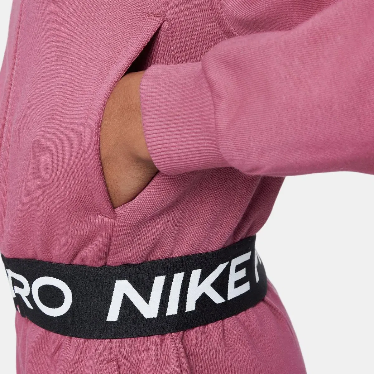 Детская кофта с капюшоном Nike Dri-FIT, Красный — фото 3