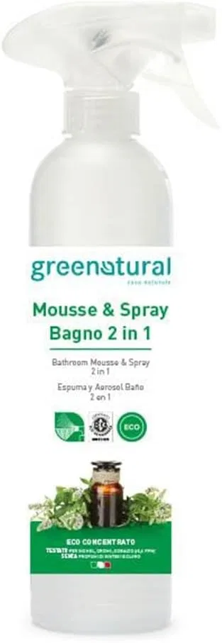 Пена для ванны 2-в-1 Мята и Чайное дерево, Greenatural, 500 мл