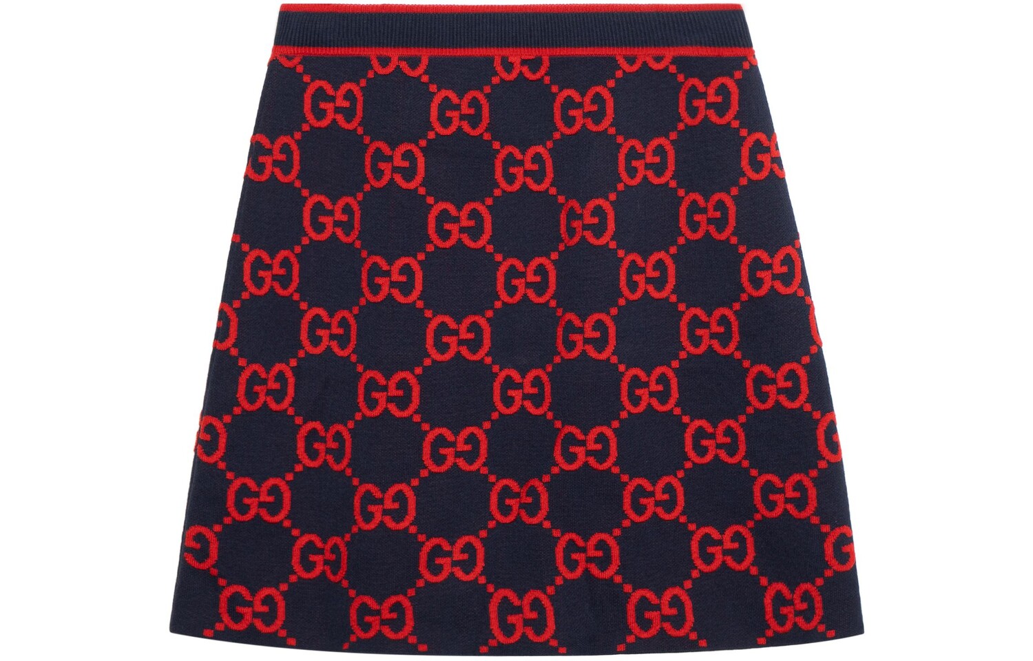 Юбка Gucci, чернильно-красный — фото 2