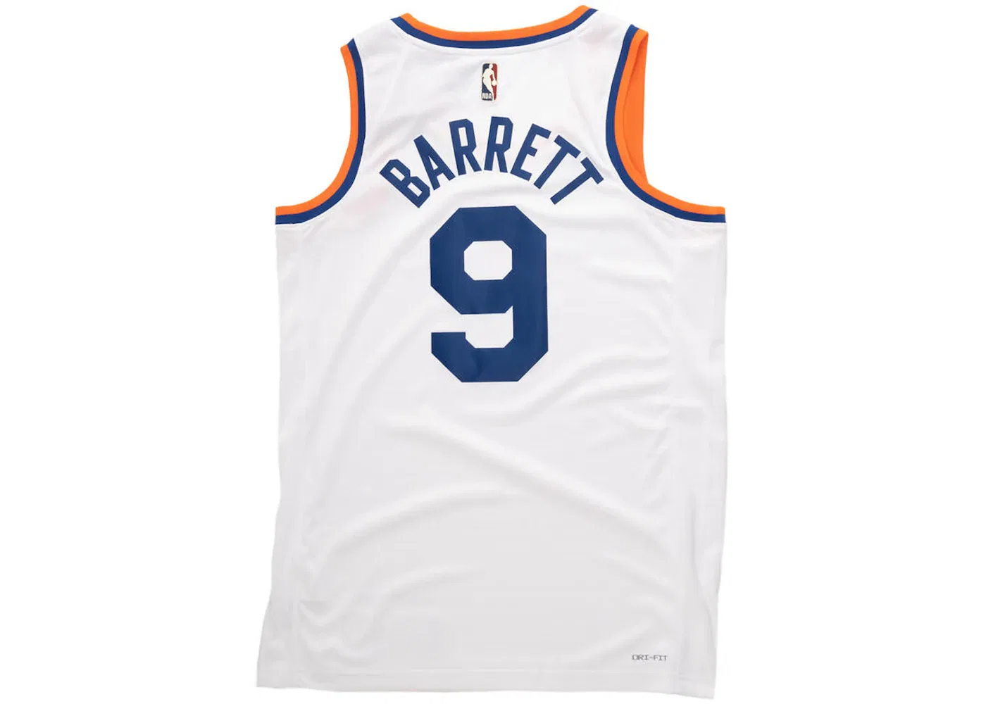 Мужская джерси Nike NBA New York Knicks RJ Barrett Classic Edition Jersey, White/Blue — фото 2