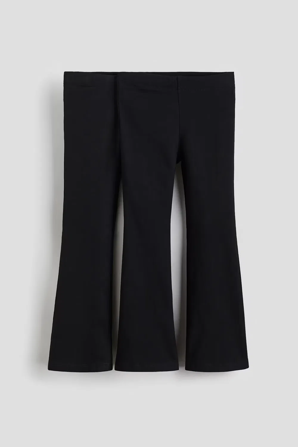 Комплект из 2 расклешенных трикотажных леггинсов H&M, Schwarz