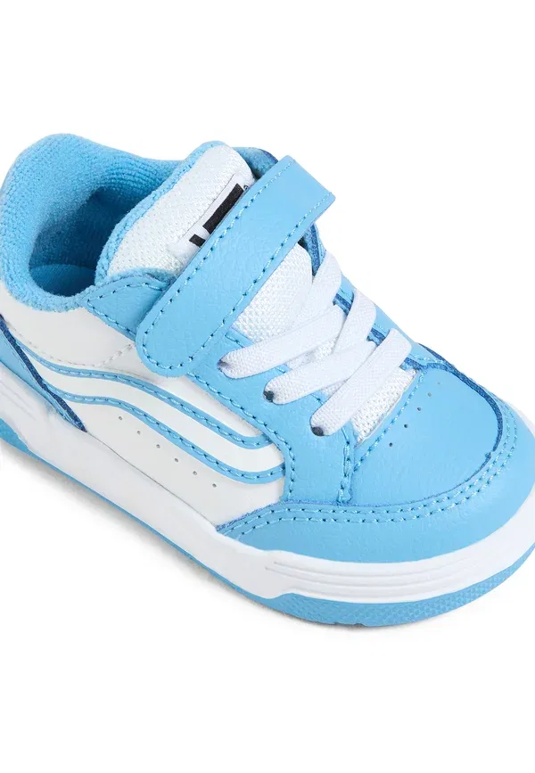 Кроссовки кожаные Hylane v Vans Blue White, белый/синий — фото 4
