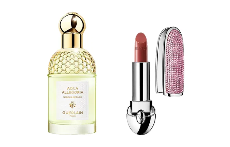 Женский набор парфюмерии GUERLAIN, Radiant Crystal Pink + Hydrating 03 + Neroli Geranium 30мл