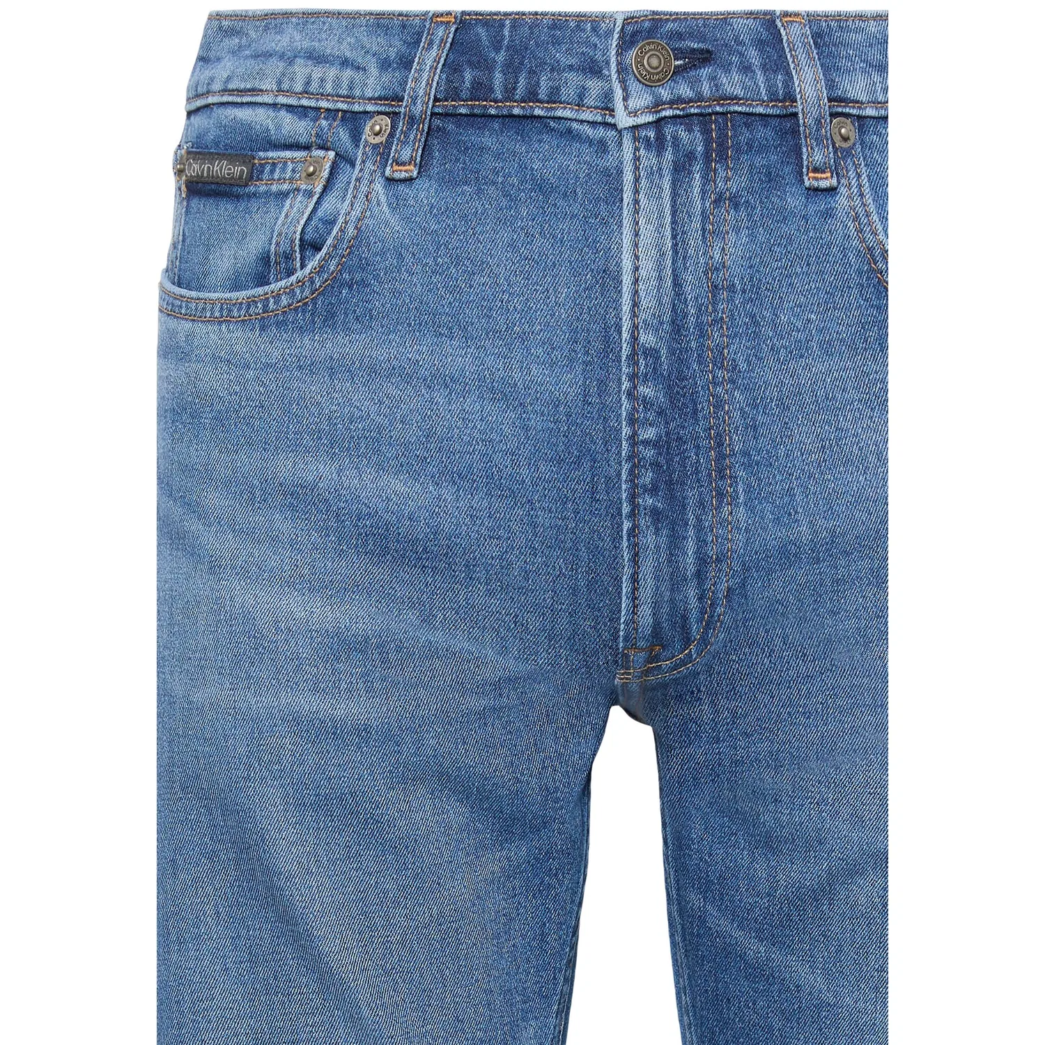 Мужские облегающие джинсы с зауженным кроем Calvin Klein, Blue — фото 2