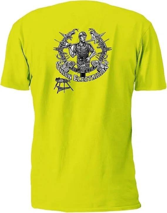 Женская футболка с круглым вырезом Patriotic Work T-Shirt, Yellow