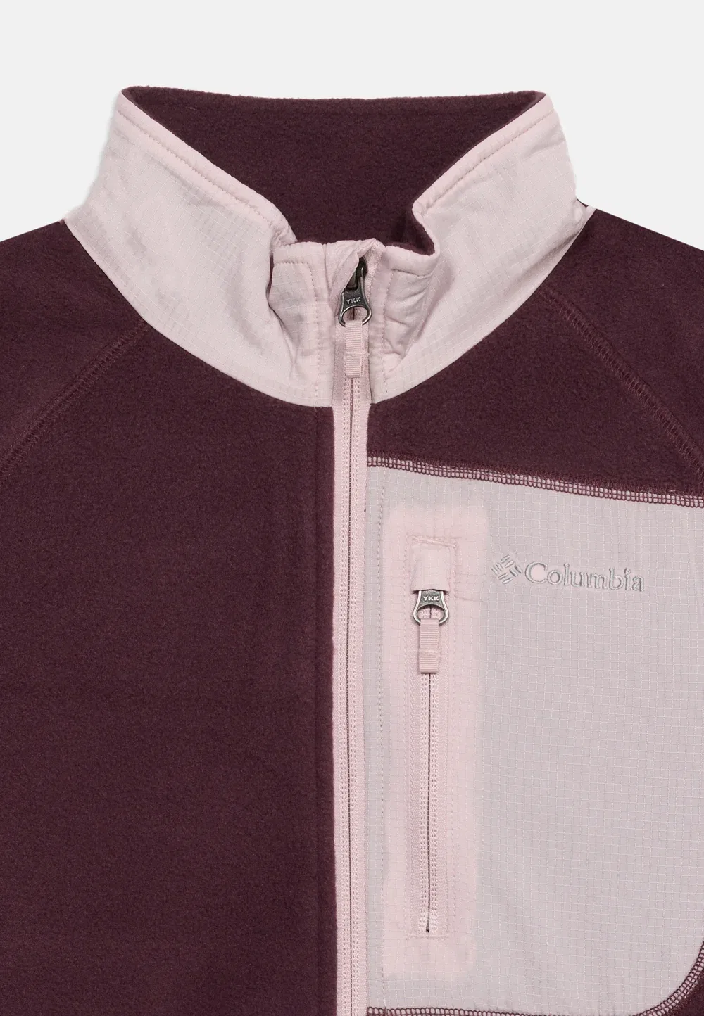 Куртка Fast Trek на молнии из флиса Columbia, Moonvista/Mineral Pink — фото 3