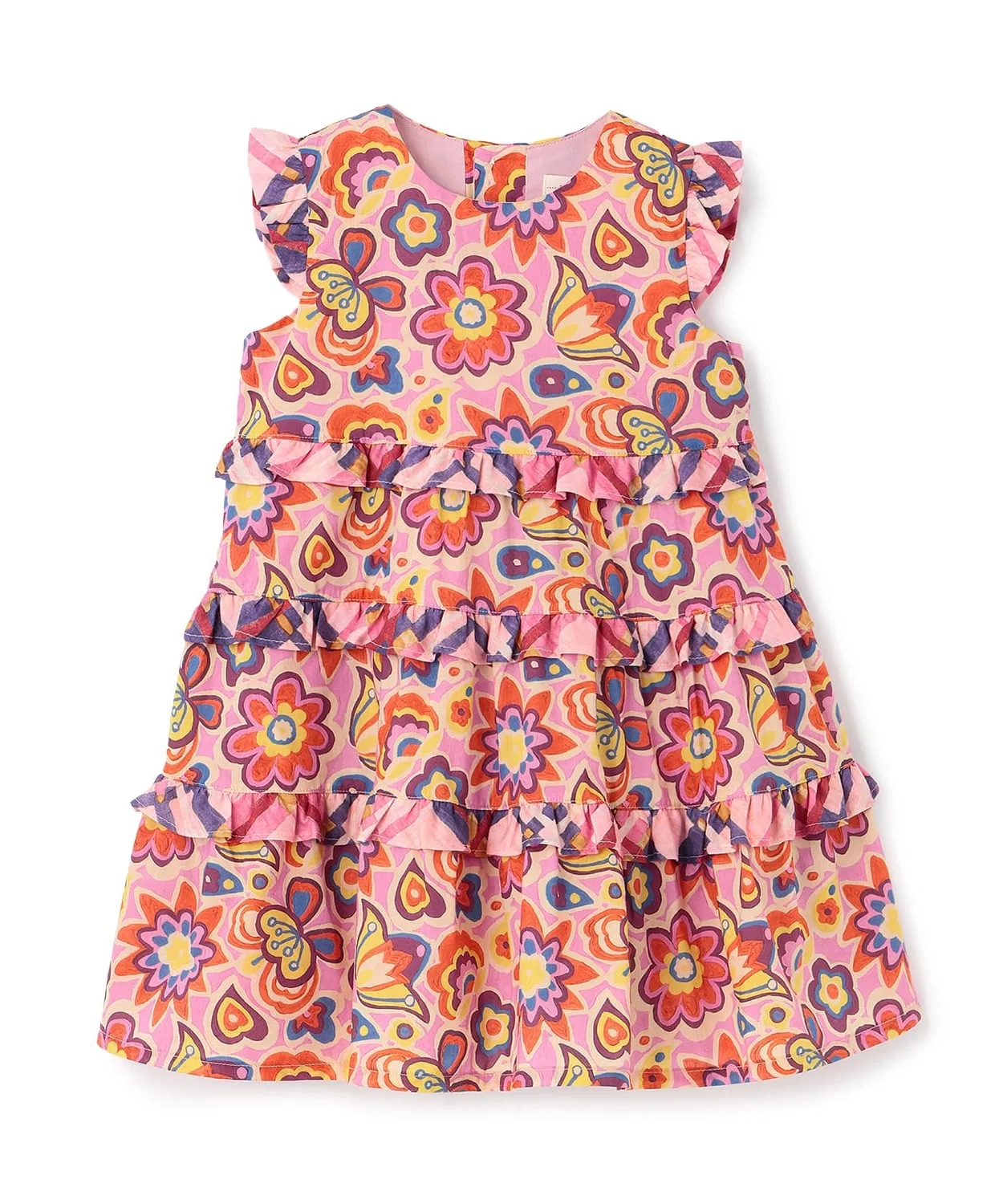 Детское платье без рукавов Liberty Peace of Love sense of wonder, Pink