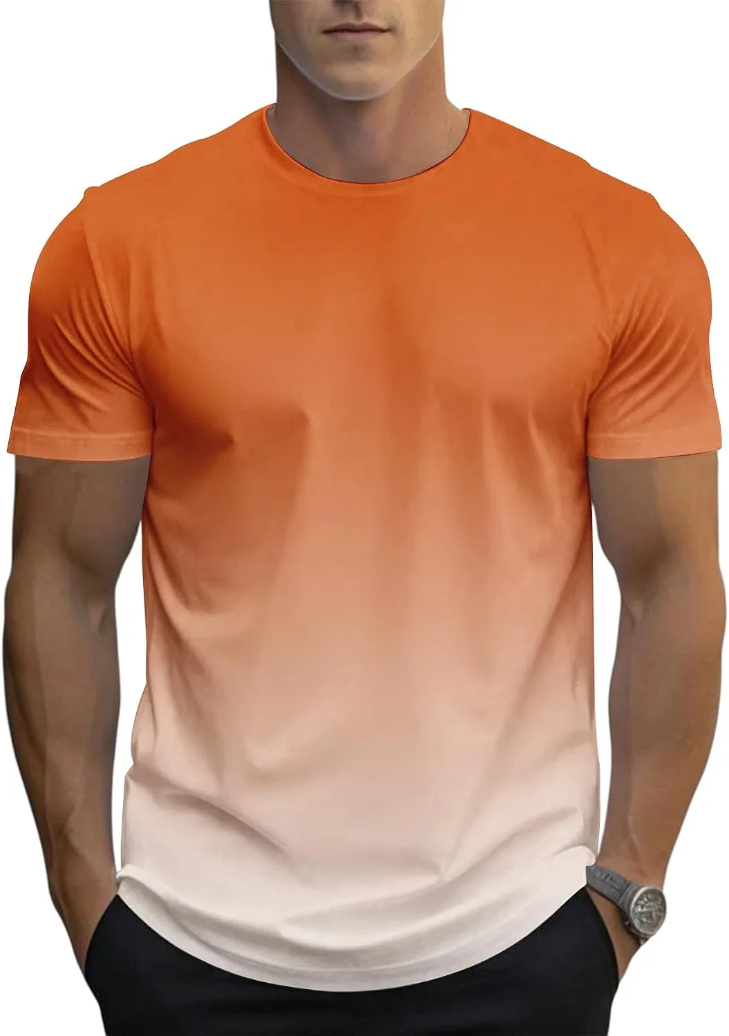 Мужская футболка с градиентом Hawaiian, Gradient Color17