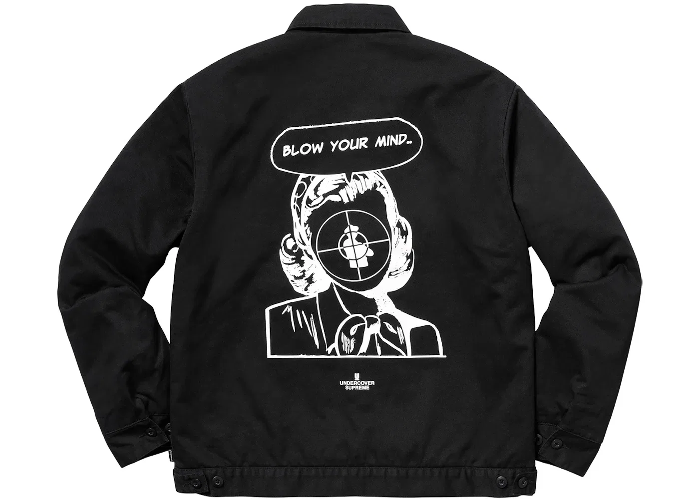 Мужская куртка Public Enemy Supreme UNDERCOVER, Black — фото 3