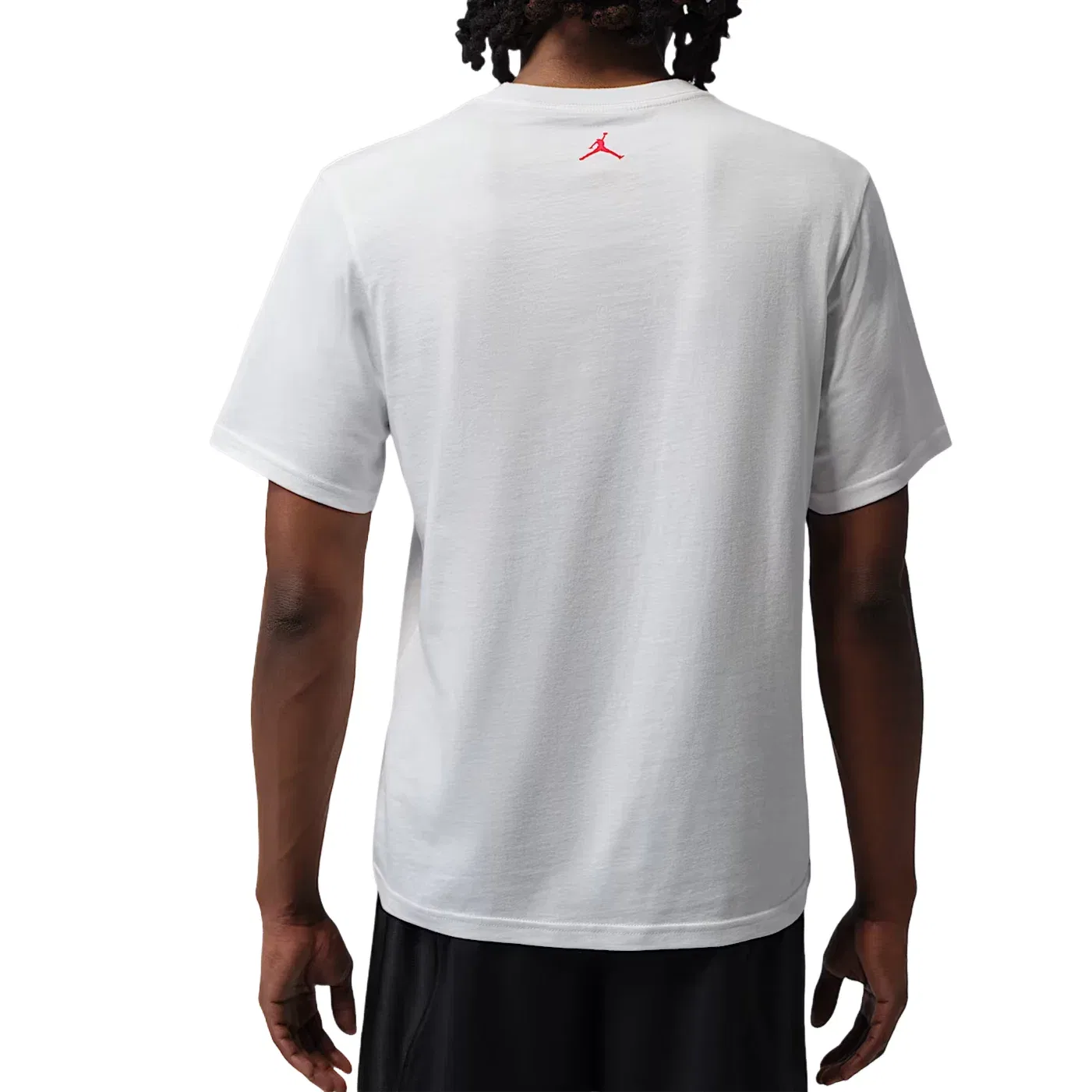 Мужская футболка Dri-FIT Jordan Sport White University Red, белый — фото 2