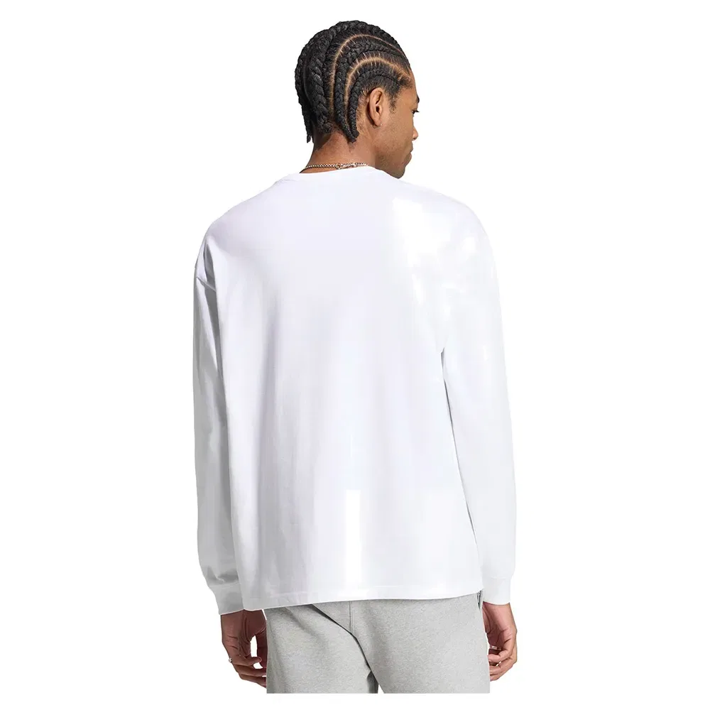 Футболка с длинным рукавом Trefoil Essentials Adidas Originals, белый — фото 2