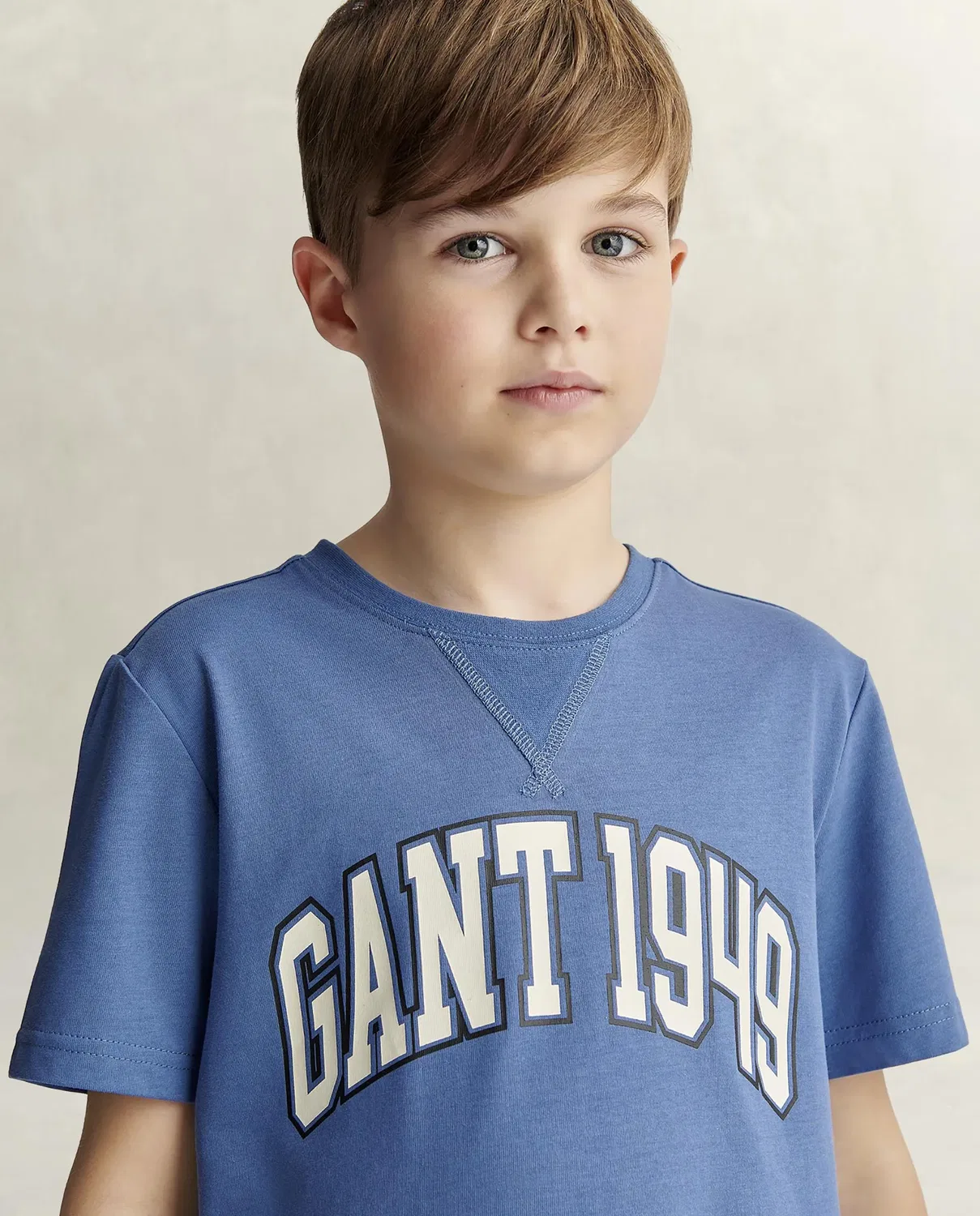 Детская футболка для мальчиков хлопковая Gant, Azul — фото 2