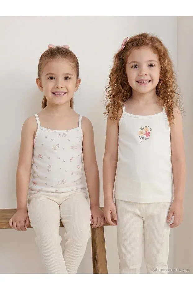 Детская майка на бретелях Flower Civil Girls, Standard