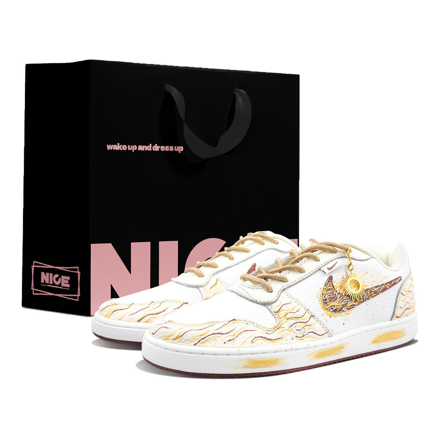 

Nike Ebernon устойчивые к истиранию низкие кроссовки для скейтбординга мужские white gold