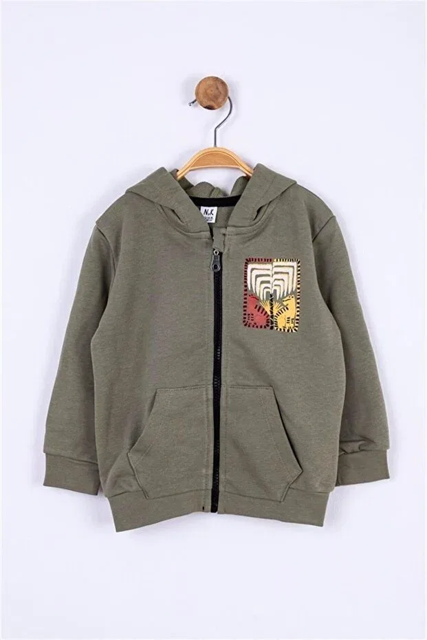 Детский кардиган для мальчиков с принтом Nk Kids, Khaki