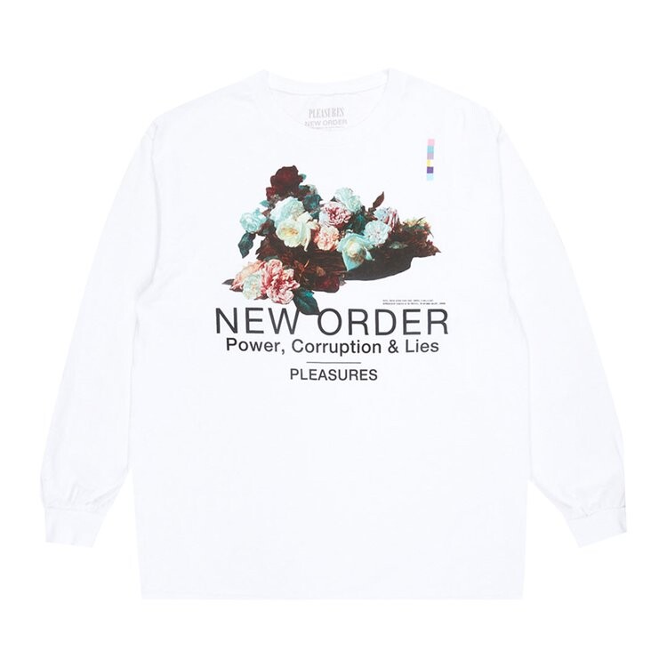 

Футболка Pleasures Power Long-Sleeve T-Shirt 'White', белый