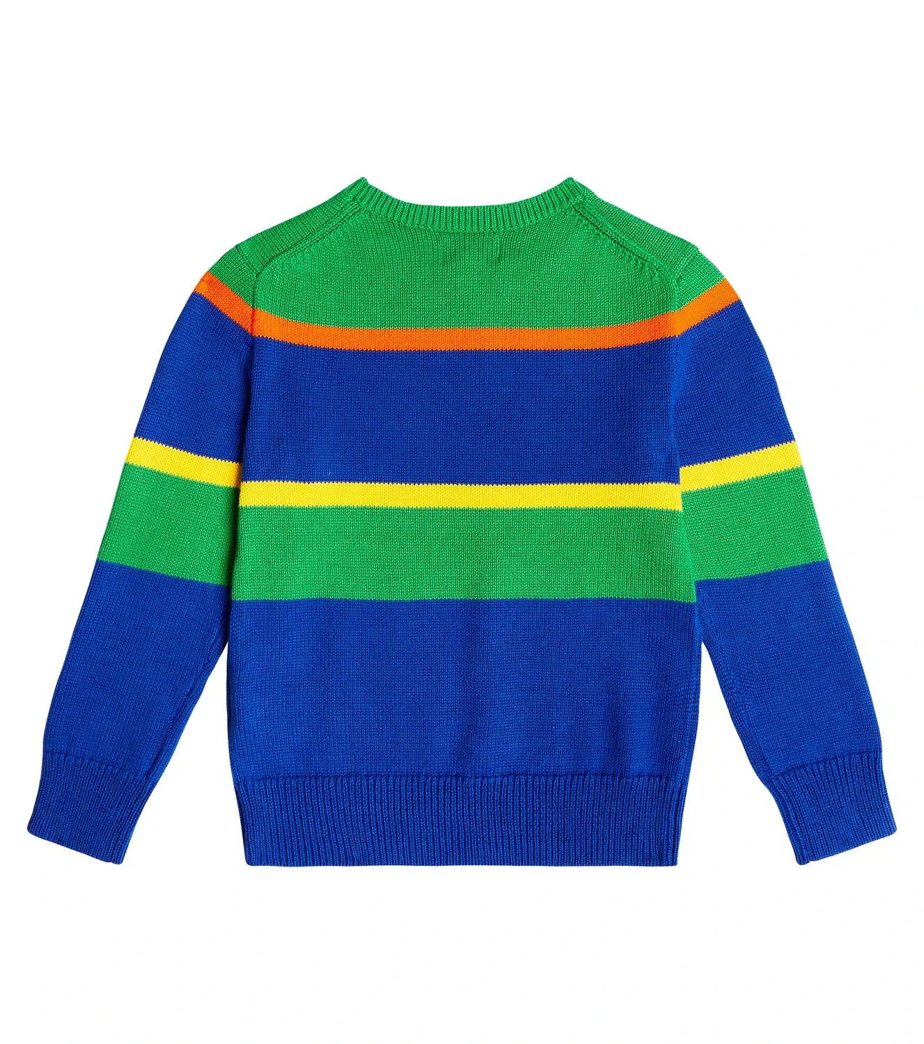 Свитшот с жаккардовым узором Polo Ralph Lauren Kids, мультиколор — фото 4