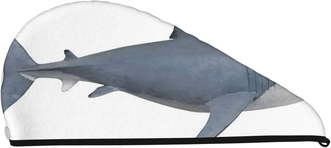Шапочка для душа Great White Shark, YoupO, 25.2x10.2 дюймов — фото 2