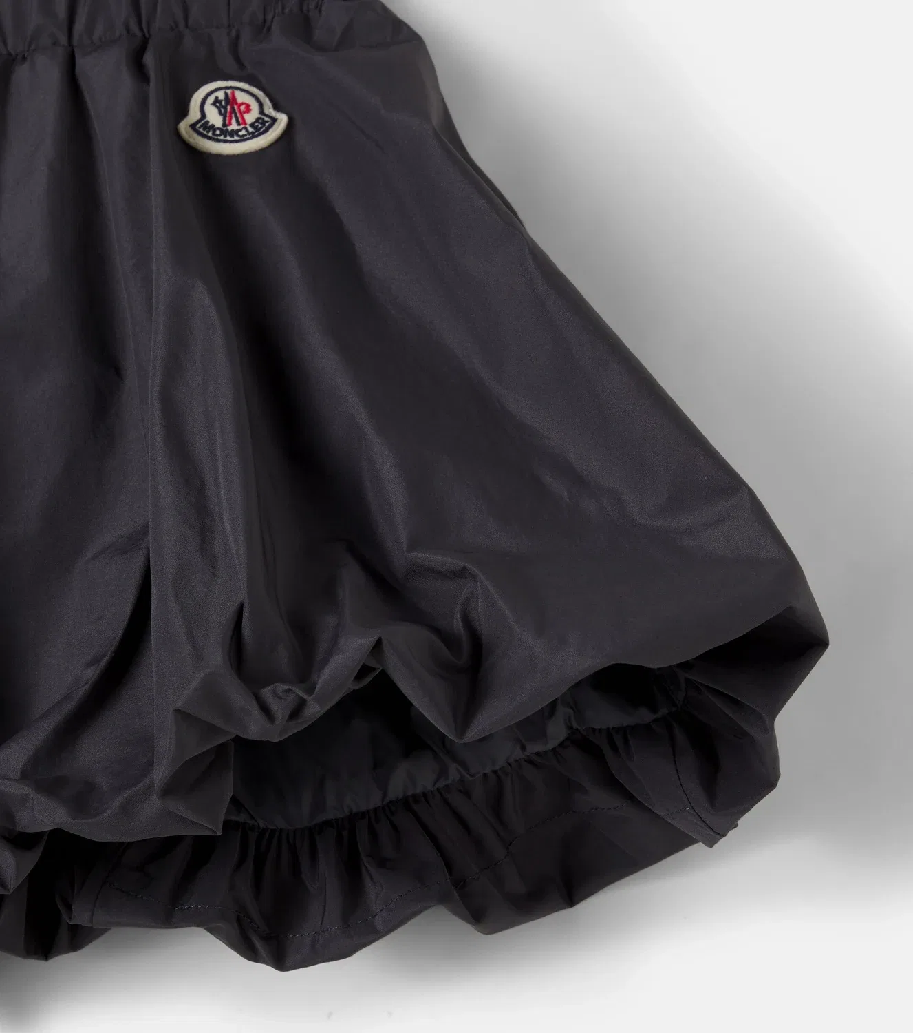 Шорты из тафты Moncler Enfant, серый — фото 4