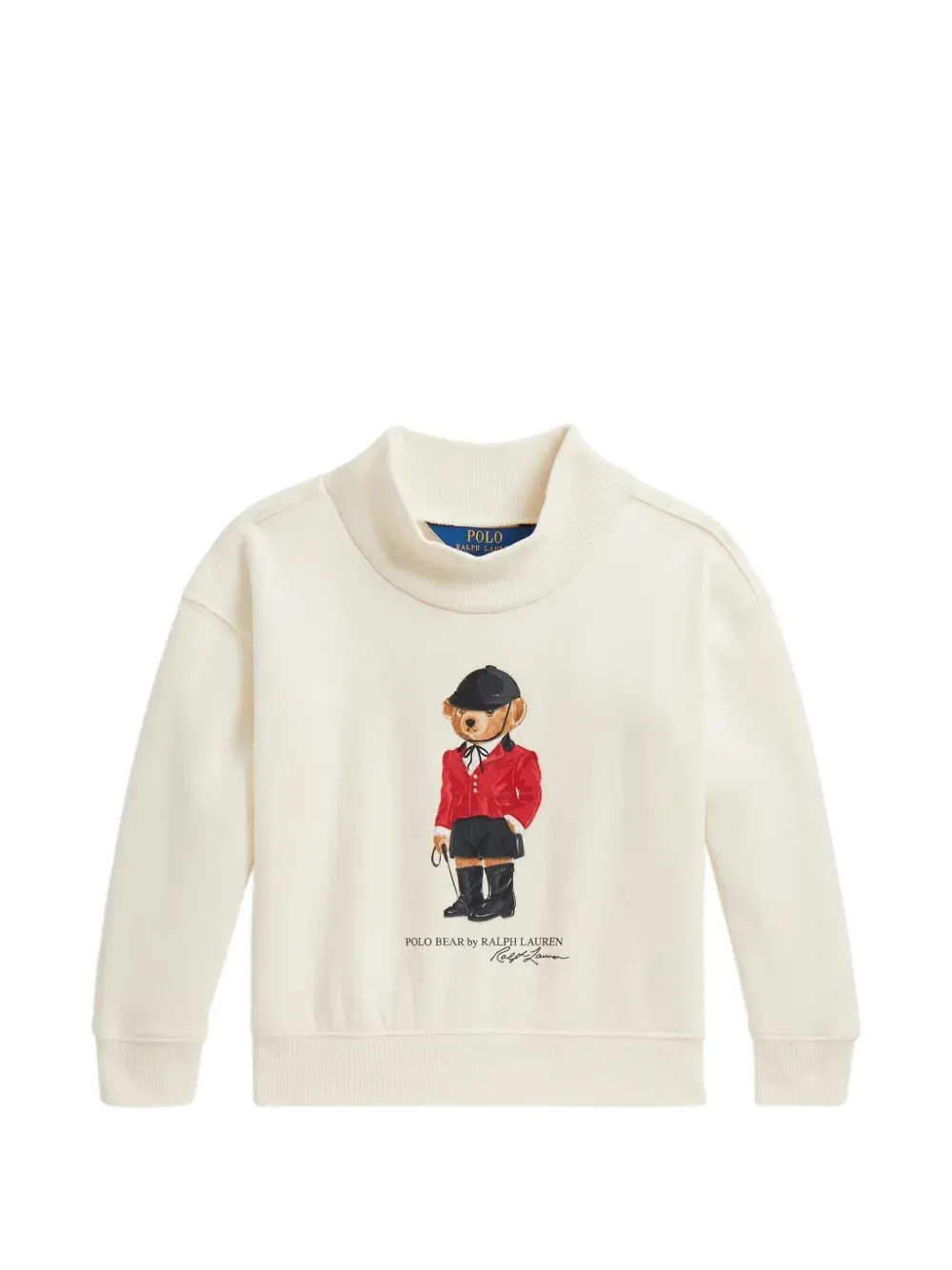 Флисовая толстовка с принтом Polo Bear POLO RALPH LAUREN KIDS, бежевый