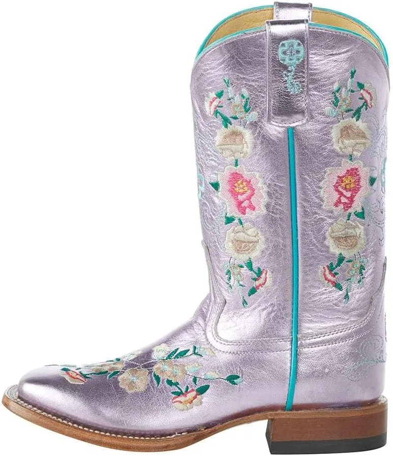 Детские сапоги для девочек с квадратным носком Metallic Rose Garden Macie Bean, Multi — фото 3