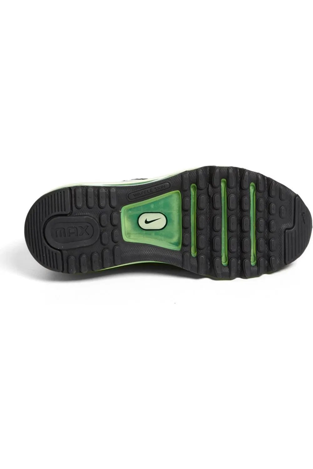 Кроссовки детские с максимальной амортизацией Air Max 2013 Nike, Black/Silver/Volt — фото 3