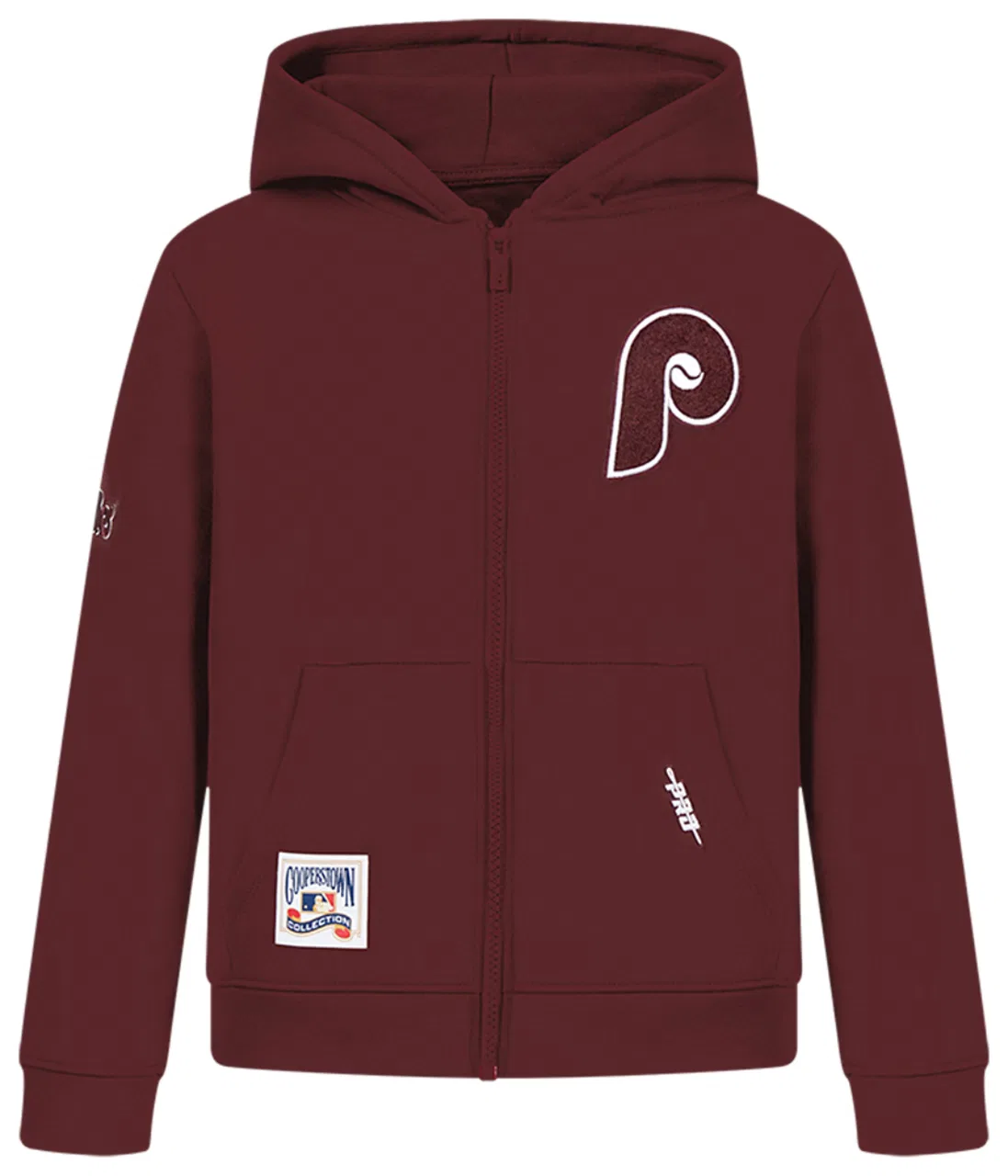 Худи для мальчиков Classic Flc Fz Philadelphia Phillies Pro Standard, цвет Wine