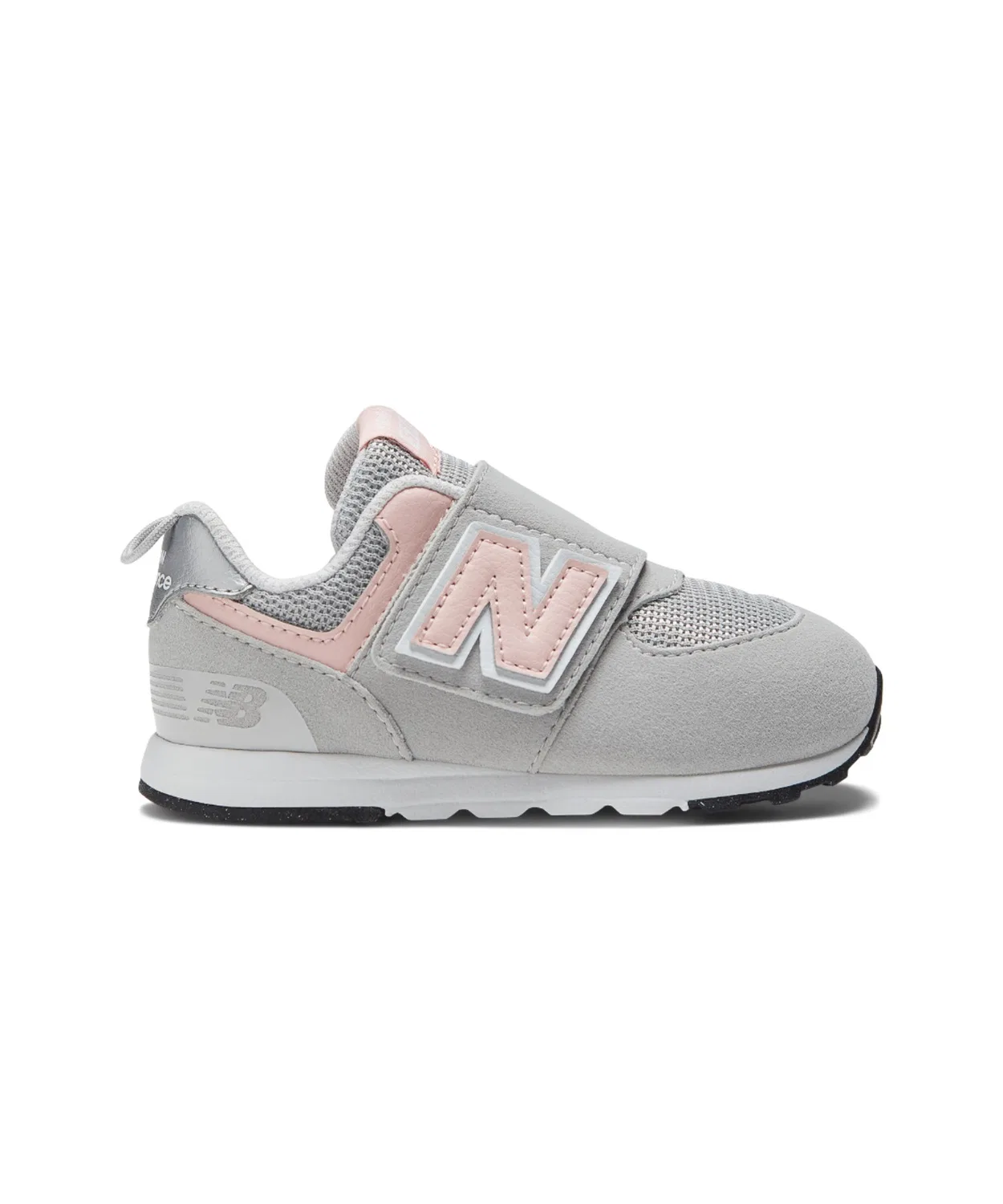 Детские кроссовки с липучками 574 NEW-B Hook & Loop New Balance, Pink