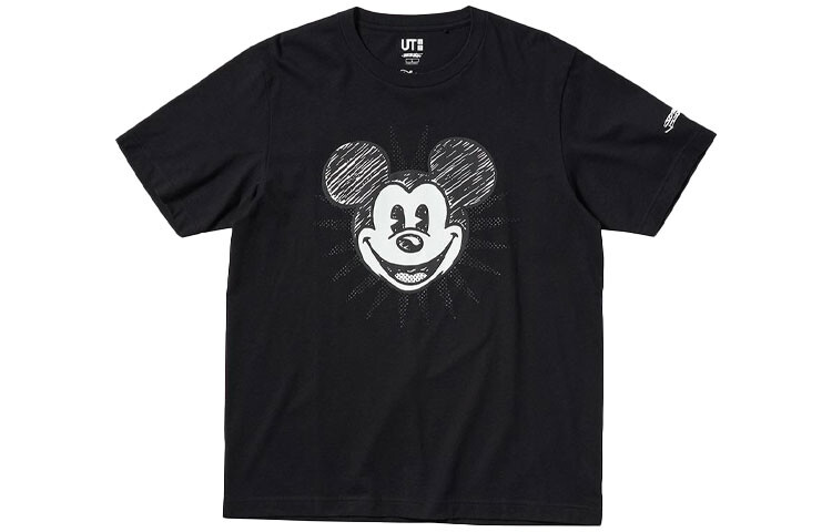 

UNIQLO Футболка унисекс, цвет Black