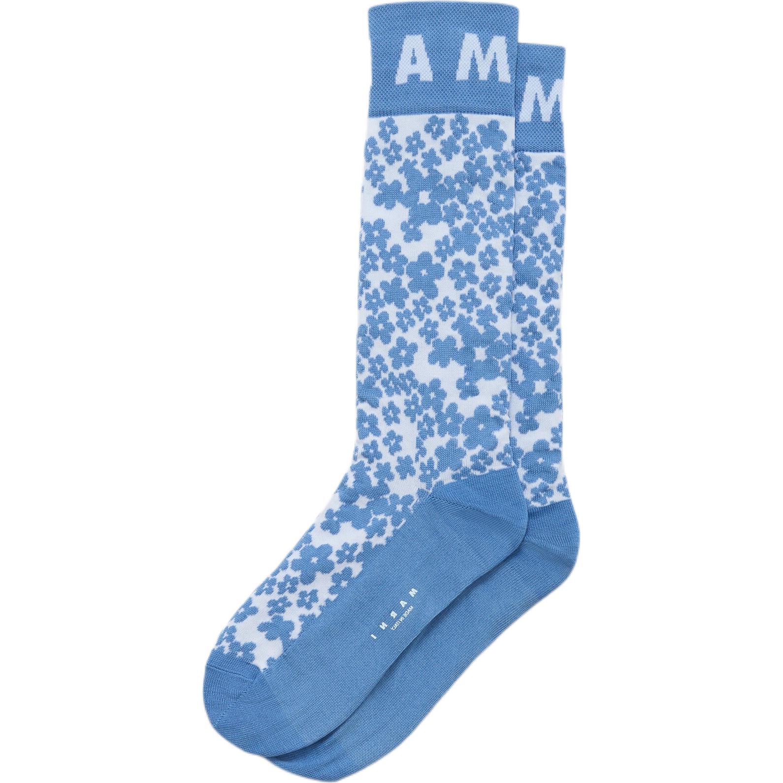 

Носки Logo Intarsia Stretched MARNI, 1 pack (синий)