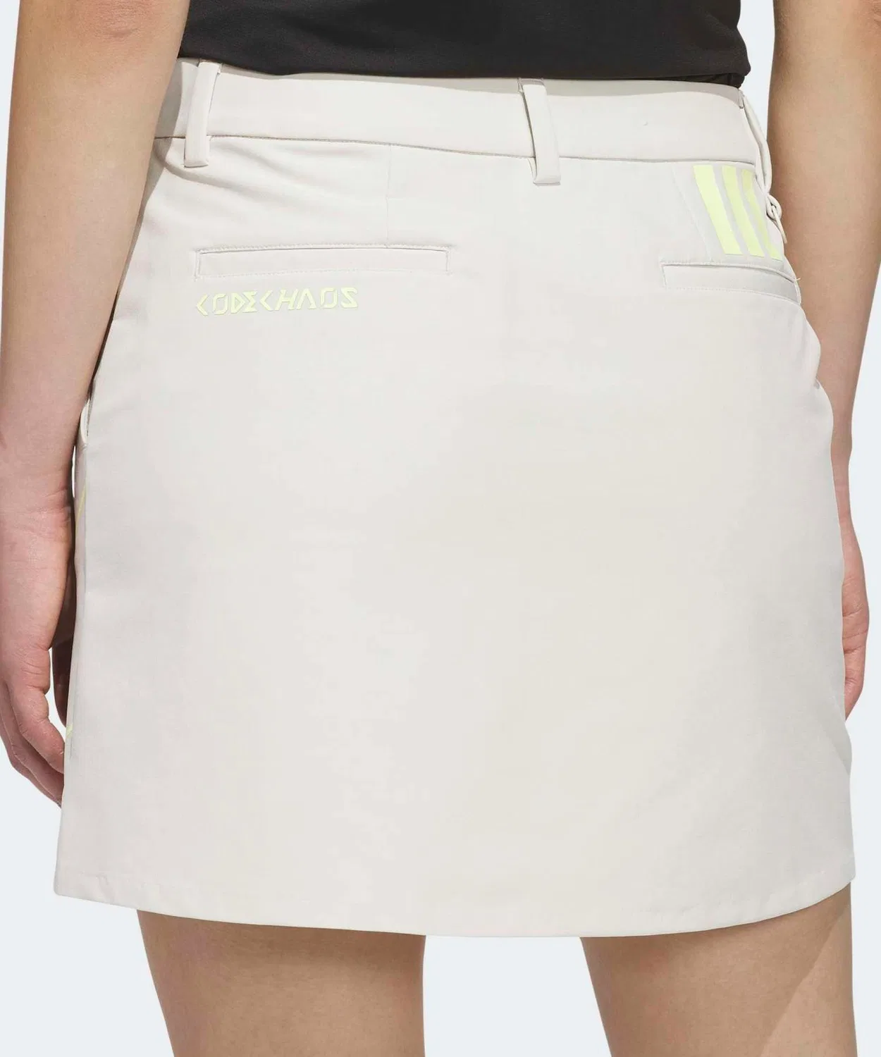 Женская легкая юбка для гольфа с регулярной посадкой Codd Skirt Adidas, Cream — фото 4