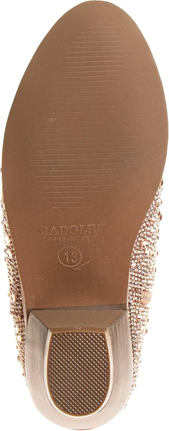 Детские сапоги для девочек с блестками и стразами Josmo, Rose/Gold — фото 4