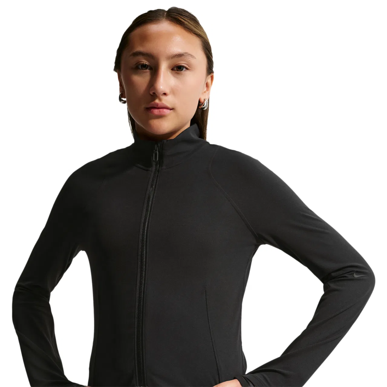 Детская футболка с длинным рукавом Nike Dri-FIT, Black/Black