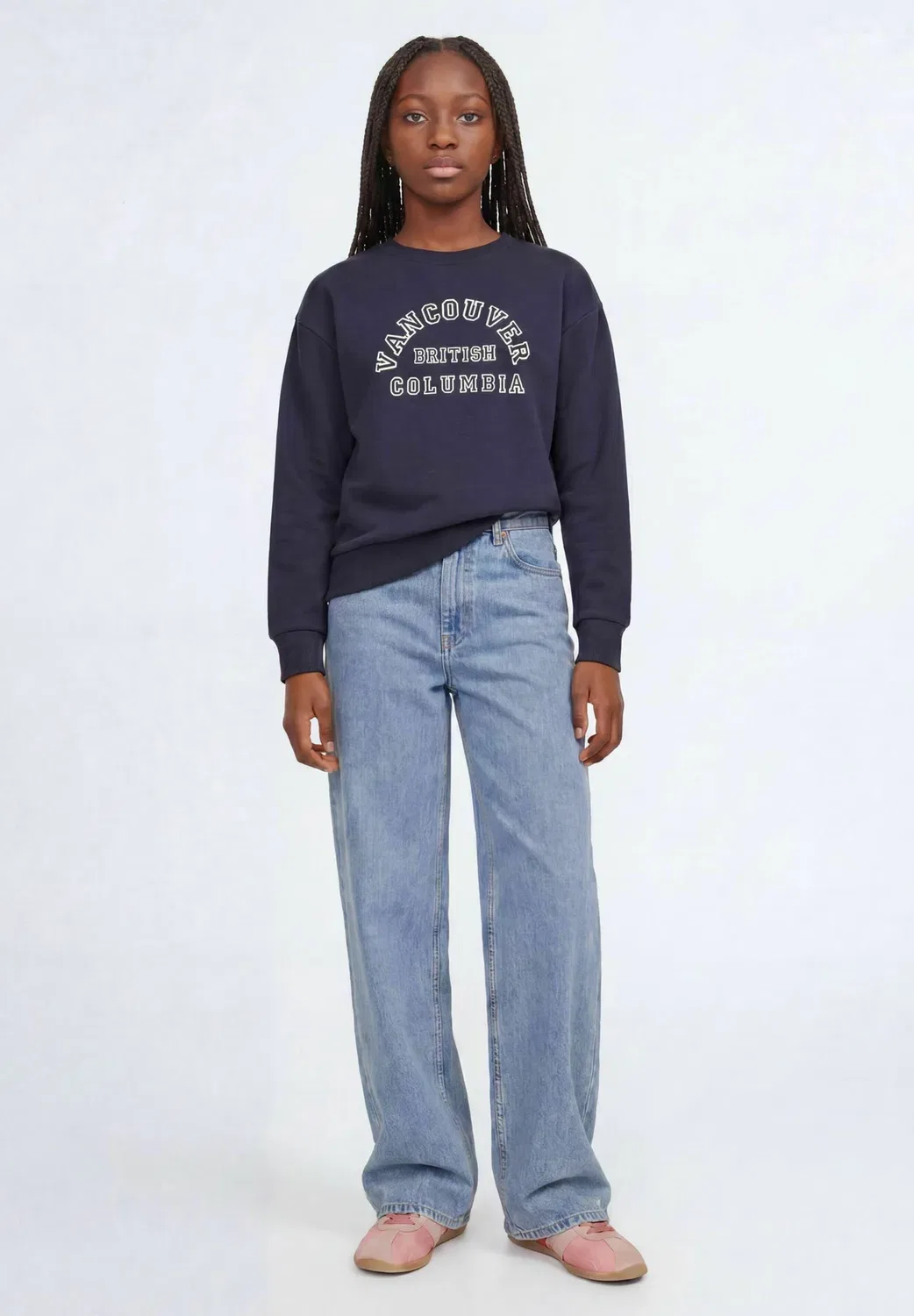 Джинсы Barrel fit jxfuji barrel r200 dnm grl bn barrel fit jeans girls - джинсы свободного кроя Jjxx, Blue Denim