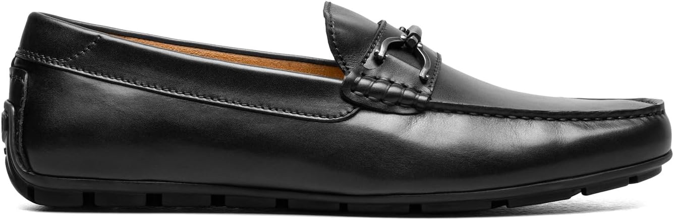 Мужские слипоны Florsheim Motor Moc Toe Bit Driver, черный — фото 2