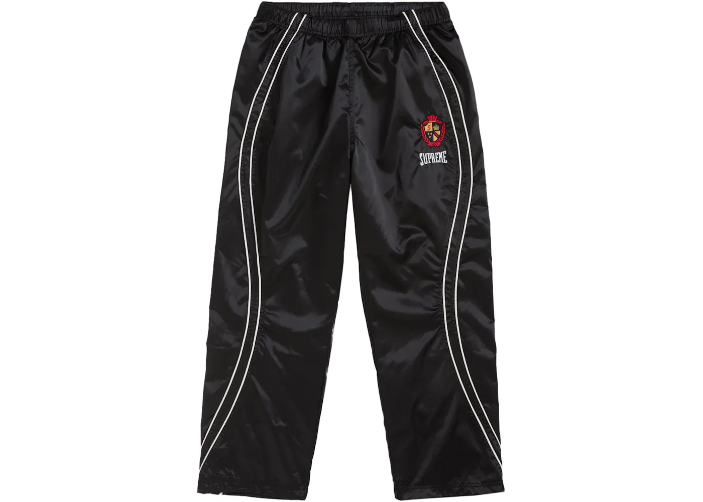Мужские штаны из сатина Supreme Satin Track Pant (SS25), Black