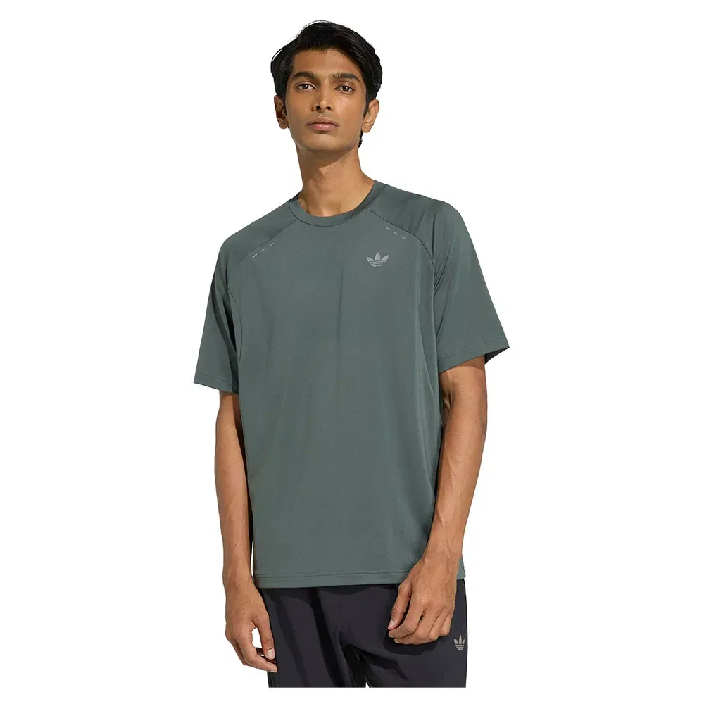 Мужская футболка с коротким рукавом Tech Trefoil Essentials Adidas Originals, Grey