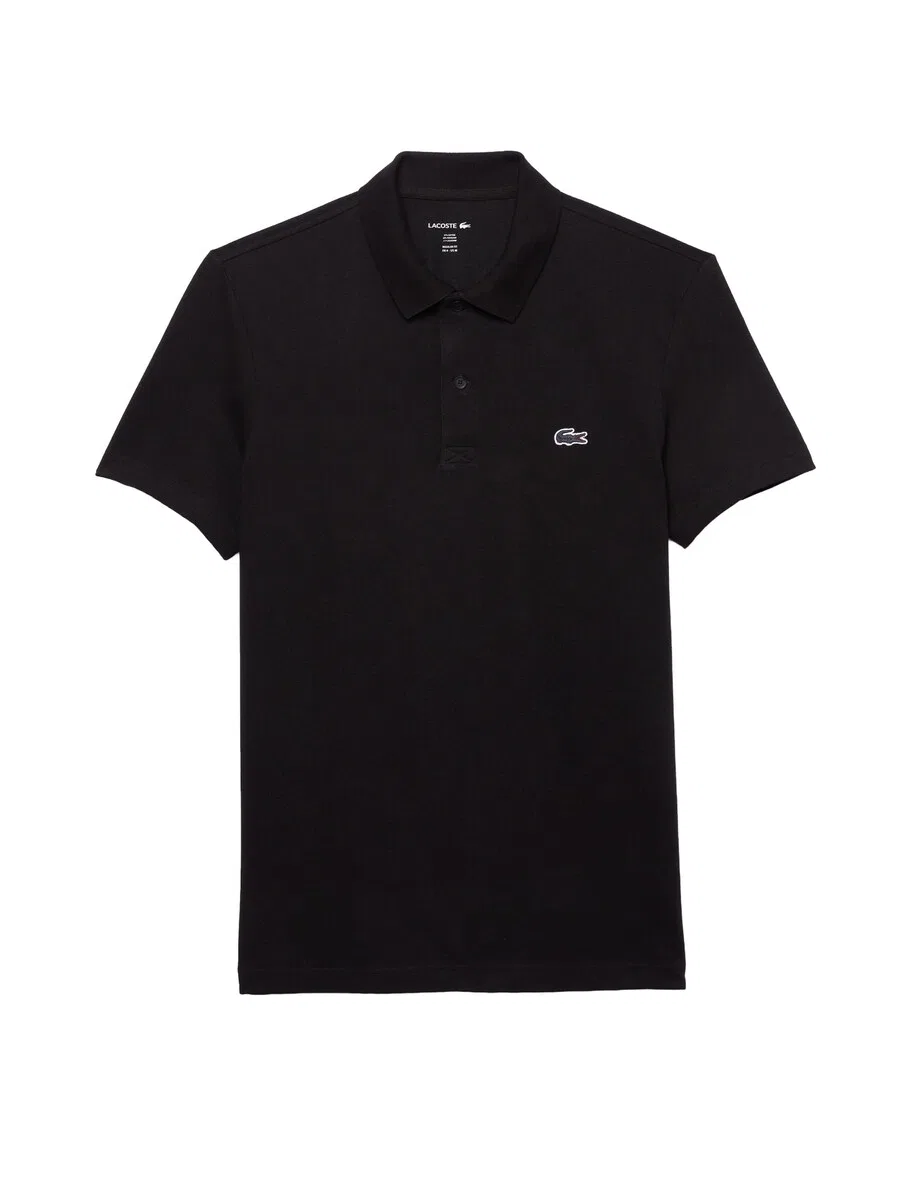 Футболка-поло LACOSTE черного цвета