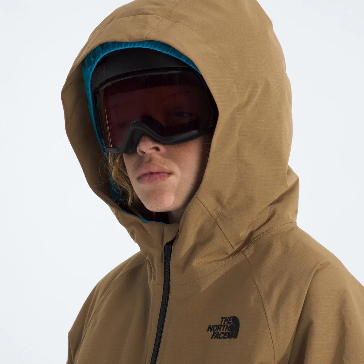 Детская куртка для мальчиков с утеплителем The North Face, Utility Brown Meridian Blue — фото 3
