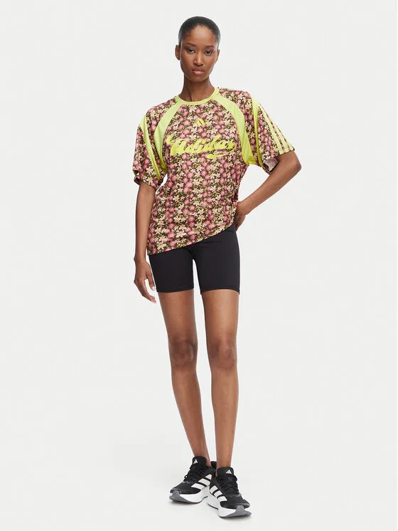 Футболка regular fit Adidas X Farm Rio House Of Tiro Adidas, розовый — фото 2