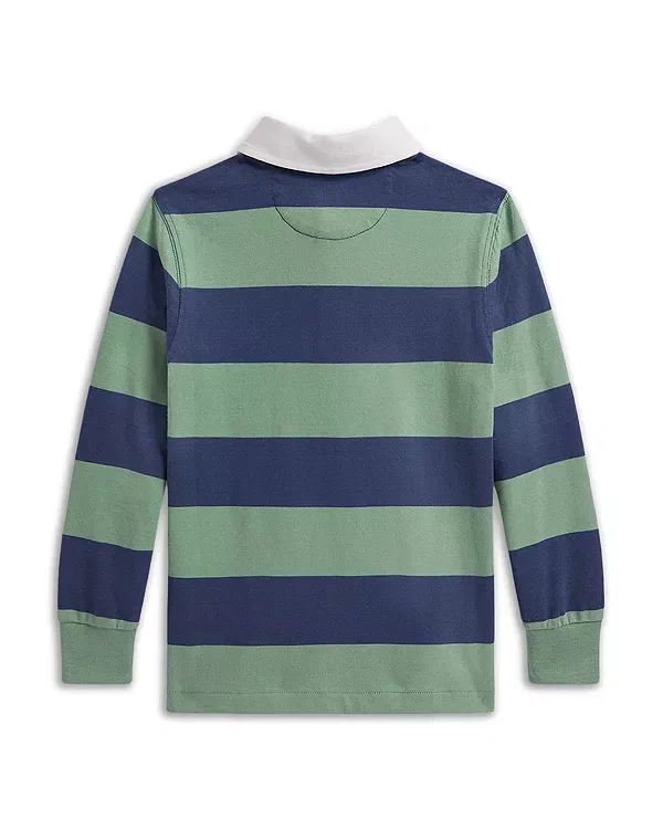 Детская рубашка-регби с длинным рукавом The Iconic Rugby Shirt Ralph Lauren, мультиколор — фото 4