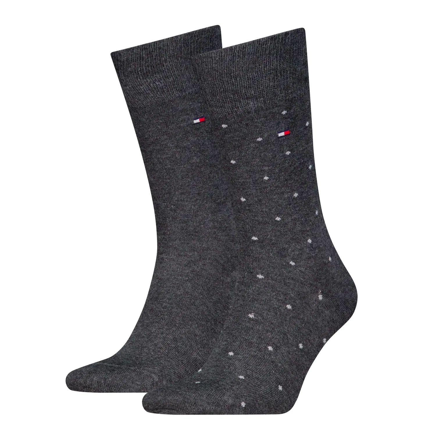 Мужские классические носки в 2 парах Tommy Hilfiger, Anthracite Melange